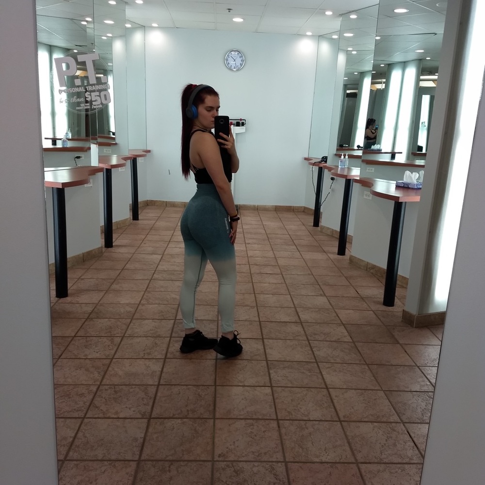 Gym shark ombré leggings